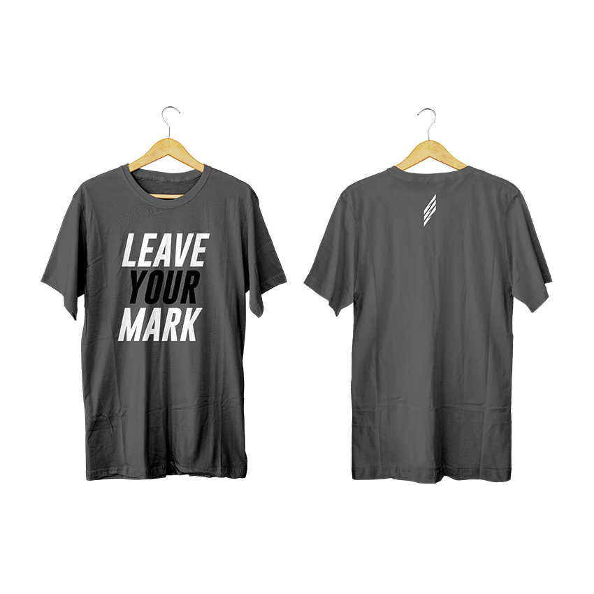 Camiseta Leave your mark grey