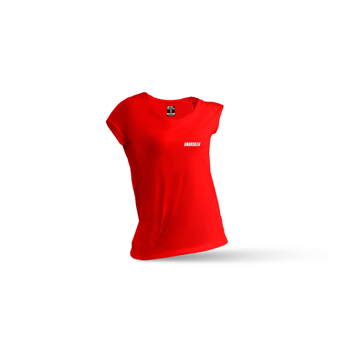 Camiseta Basic Red mujer - Unbroken Sports Wear 